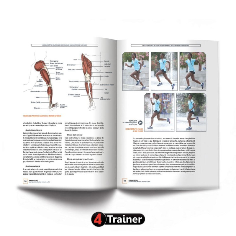 Livre RUNNING RENFO 4TRAINER | Préparation Physique Course à Pied | Belouze Hoffner