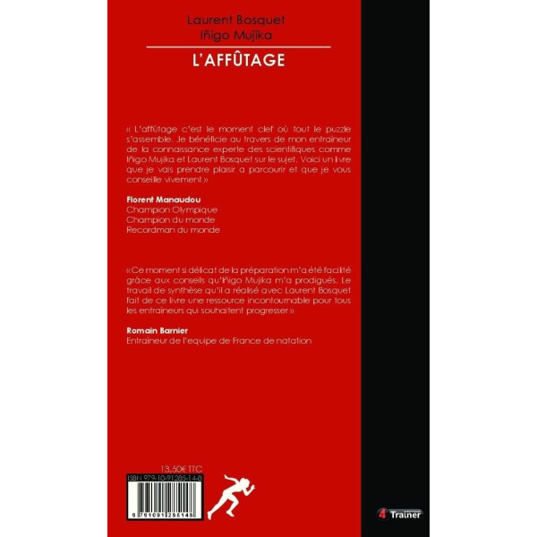 Livre L'Affûtage 4TRAINER | Optimisation Performance Sportive | Mujika Bosquet