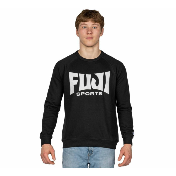 Sweatshirt Fuji Sports | Noir | Deluxe Crewneck