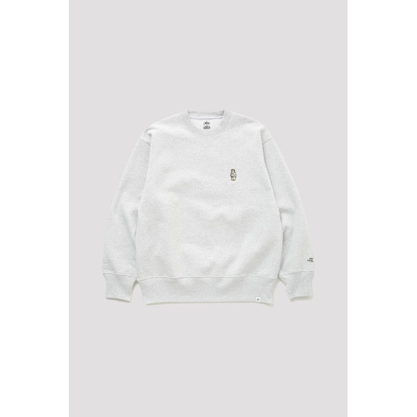 Sweatshirt GentleArtApparel | Gris | Gomes Tiger Collaboration