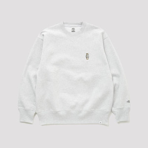 Sweatshirt GentleArtApparel | Gris | Gomes Tiger Collaboration