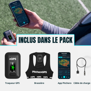 GPS Tracker 4TRAINER Pitchero Solo | Certifié FIFA World Rugby