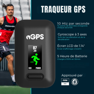 GPS Tracker 4TRAINER Pitchero Solo | Certifié FIFA World Rugby