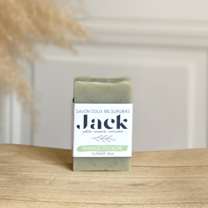Savon Jack | Amande Pistache | Exfoliant doux saponifié à froid