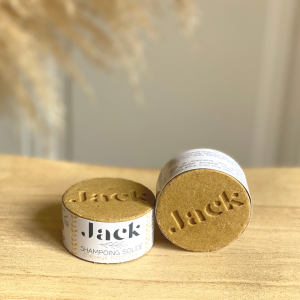 Shampoing solide Jack | Cheveux normaux | Argile blanche et huile de pépin de raisin