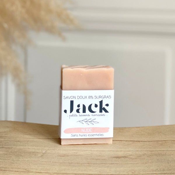 Savon Jack | Nude | Sans huiles essentielles | Saponifié à froid bio