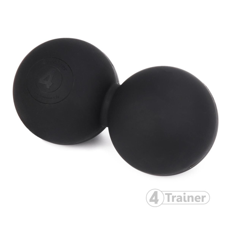 Double Balle de Massage 4TRAINER | Noir | Lacrosse