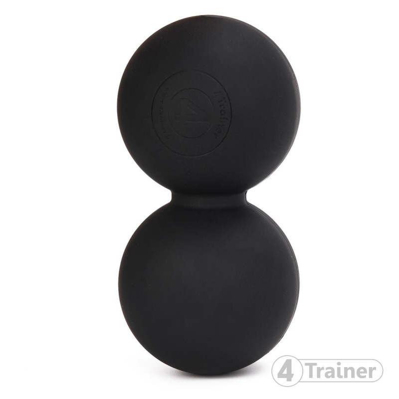 Double Balle de Massage 4TRAINER | Noir | Lacrosse