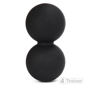 Double Balle de Massage 4TRAINER | Noir | Lacrosse