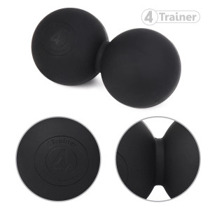 Double Balle de Massage 4TRAINER | Noir | Lacrosse