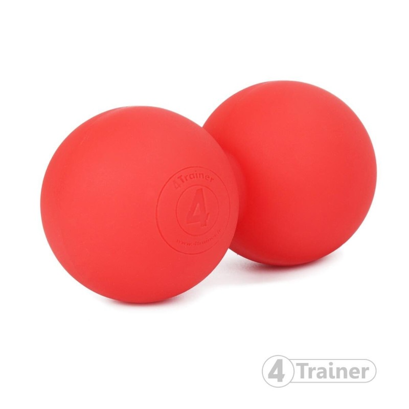Double Balle de Massage 4TRAINER | Rouge | Lacrosse