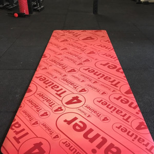 Tapis de Yoga 4TRAINER | Rouge | Premium