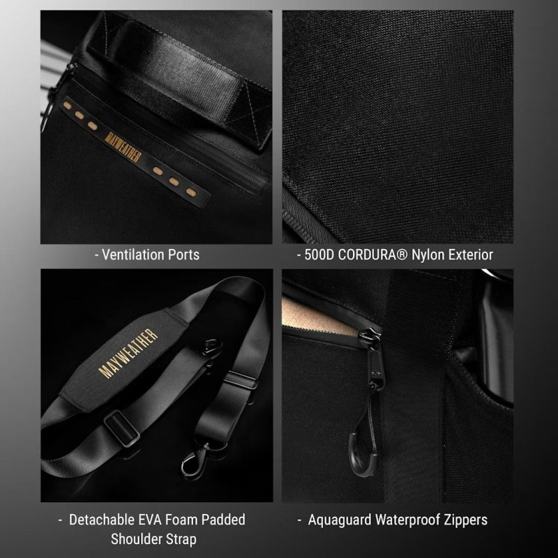 Sac de Sport Hayabusa | Noir/Or | Mayweather Airstream 50L