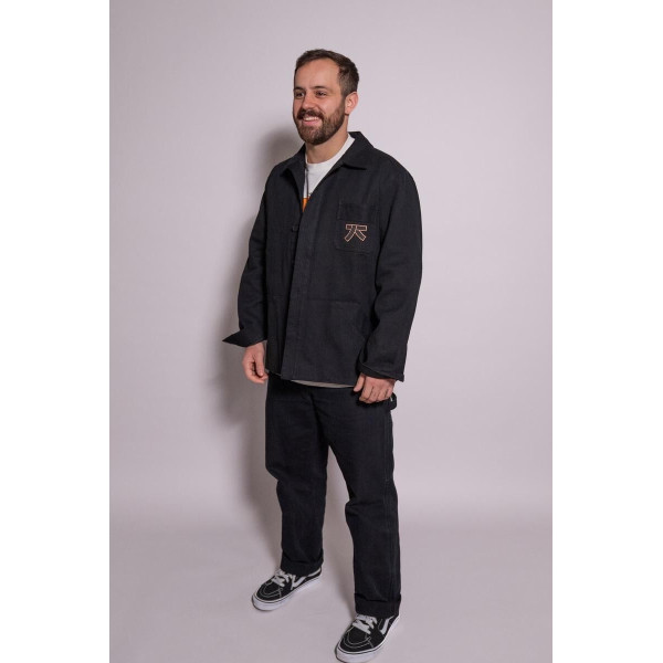 Surchemise Keiko Gi | Noir | Sincérité | Vague de Kanagawa