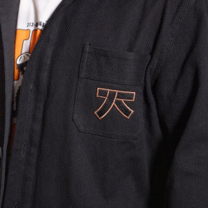 Surchemise Keiko Gi | Noir | Sincérité | Vague de Kanagawa