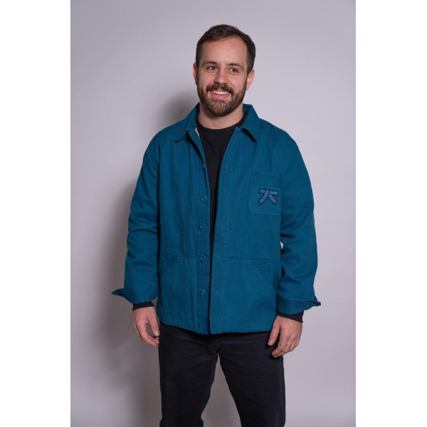 Surchemise Keiko Gi | Bleu Pétrole | Sincérité