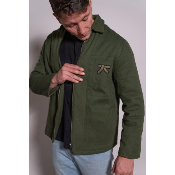 Veste Keiko Gi | Kaki | Fidélité Design Seigaiha