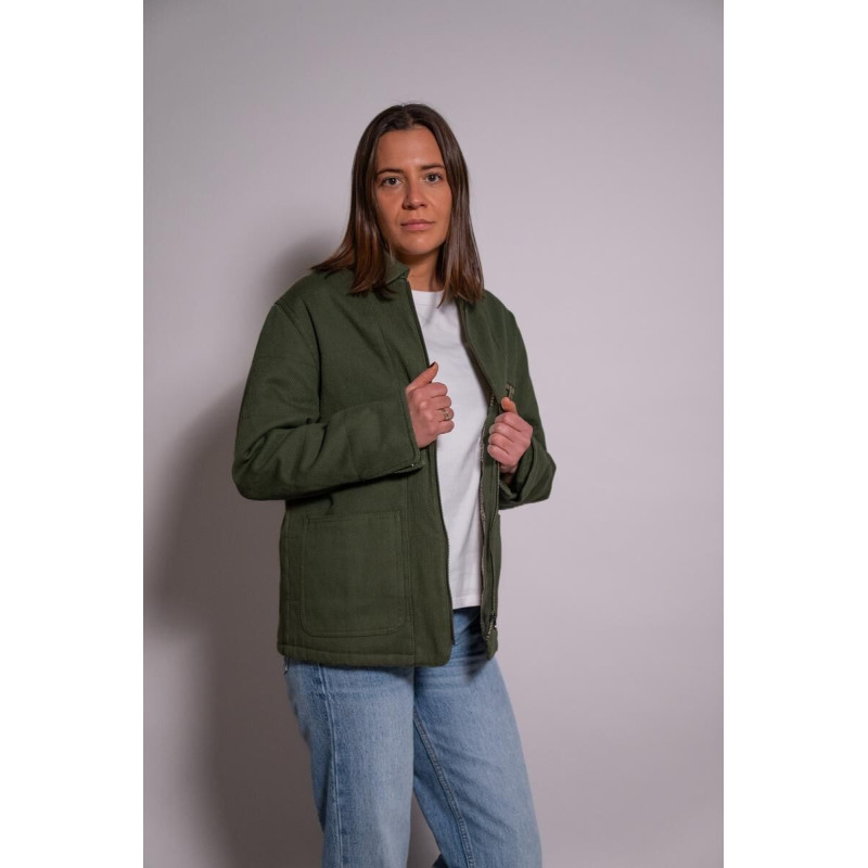 Veste Keiko Gi | Kaki | Fidélité Design Seigaiha