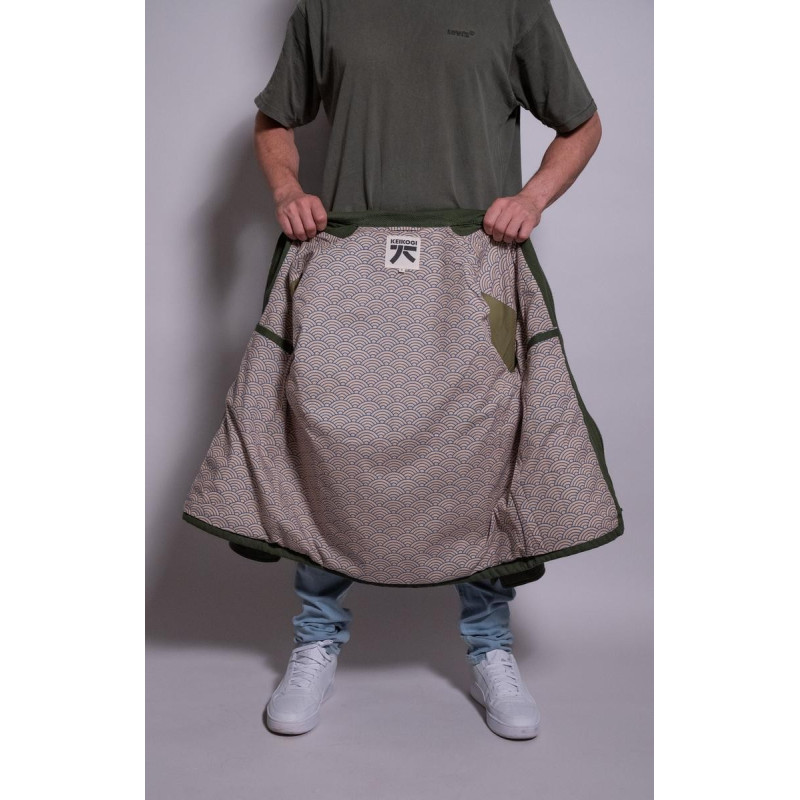 Veste Keiko Gi | Kaki | Fidélité Design Seigaiha