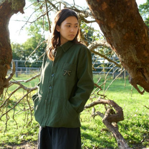 Surchemise Keiko Gi | Kaki | Sincérité | Grande Vague de Kanagawa