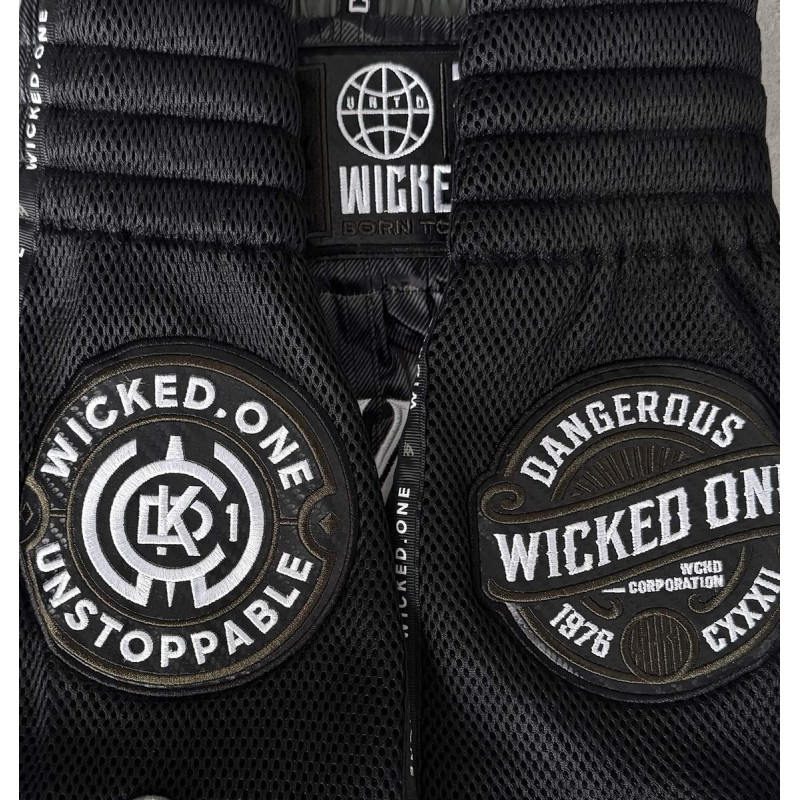 Short de Muay Thaï Wicked One | Kaki/Noir | Caïman
