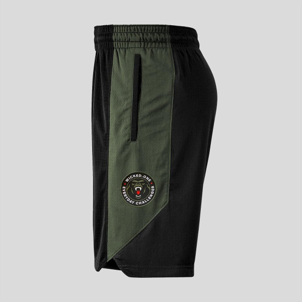 Short Wicked One | Noir & Kaki | Whacks