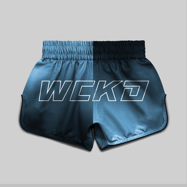 Short de Muay Thai Wicked One | Bleu | Raw