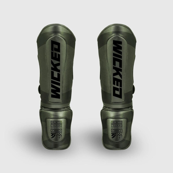 Protège-tibias Wicked One | Kaki | KRUZ