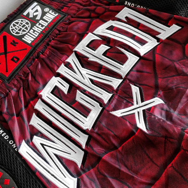 Short de Muay Thai Wicked One | Rouge | Caïman