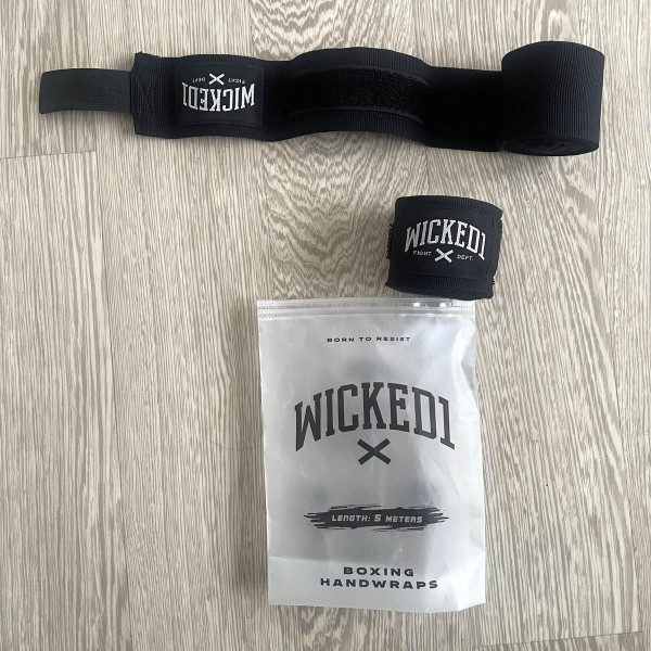 Bandes de Boxe Wicked One | Noir | Broken