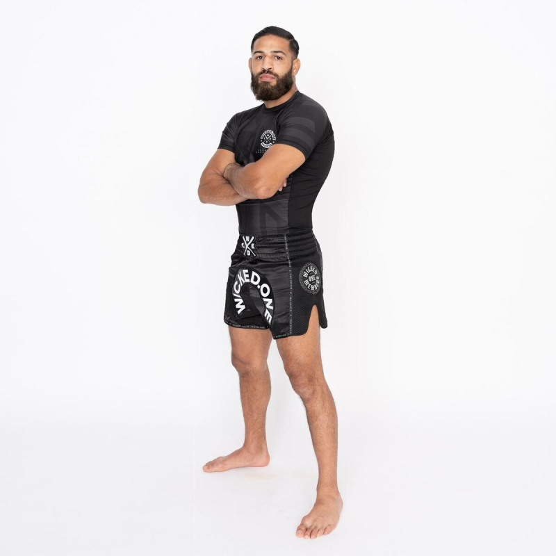 Short de Muay Thai Wicked One | Noir | Herd