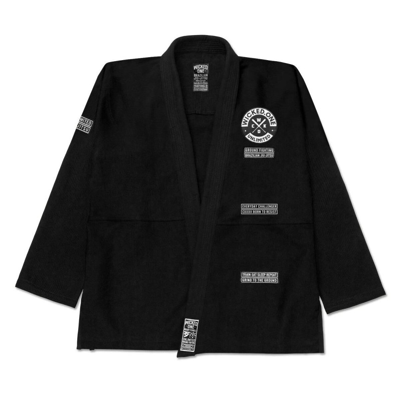 Kimono JJB Wicked One | Noir | GI Motor
