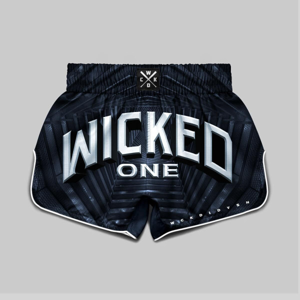 Short de Muay Thai Wicked One | Bleu | Industry