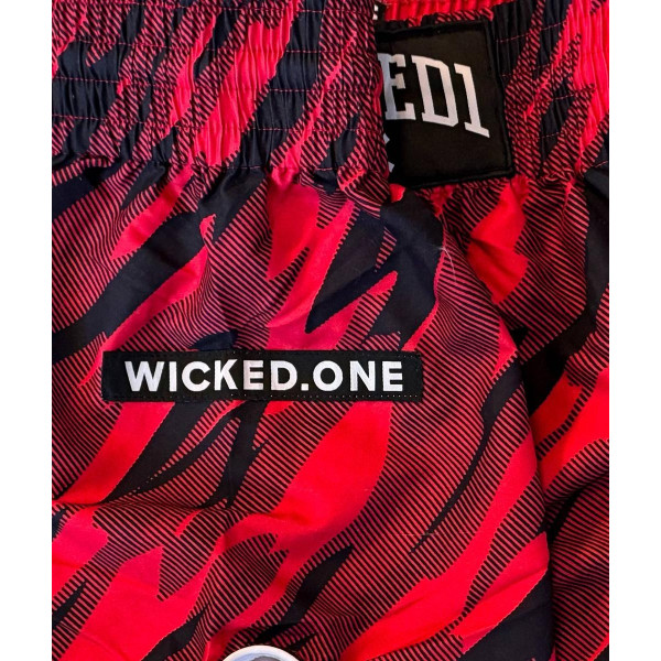 Short de Muay Thai Wicked One | Rouge | Camo