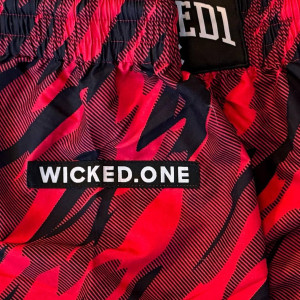 Short de Muay Thai Wicked One | Rouge | Camo