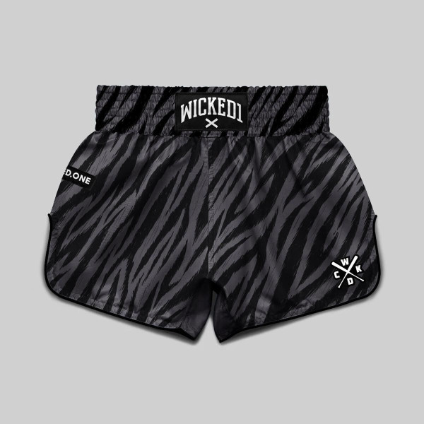 Short de Muay Thai Wicked One | Noir | Black Tiger