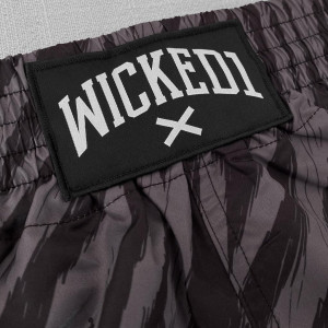 Short de Muay Thai Wicked One | Noir | Black Tiger