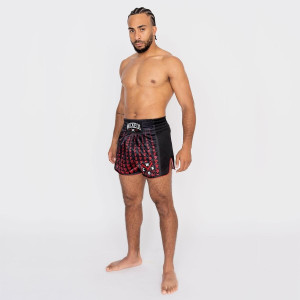 Short de Muay Thai Wicked One | Noir/Rouge | Infinit