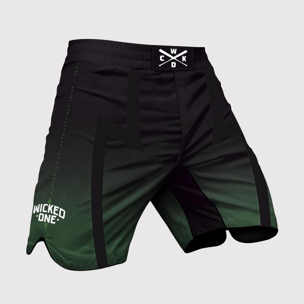 Short de MMA Wicked One | Noir/Kaki | Eager Ghost