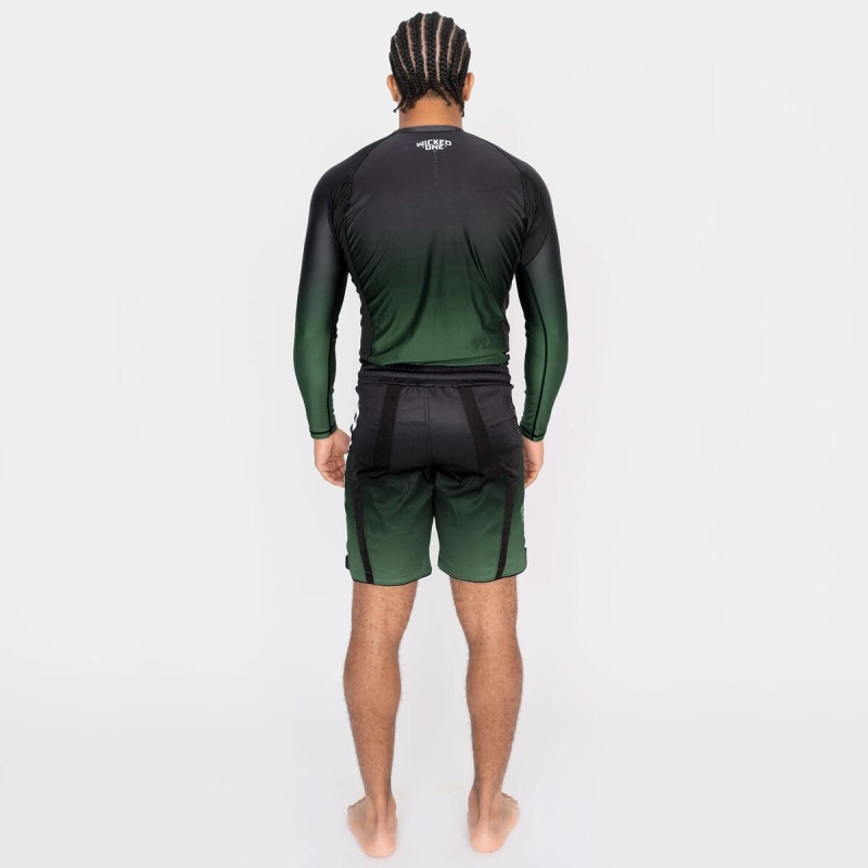 Short de MMA Wicked One | Noir/Kaki | Eager Ghost