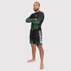 Short de MMA Wicked One | Noir/Kaki | Eager Ghost