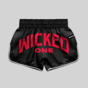 Short de Muay Thai Wicked One | Noir | Gorilla