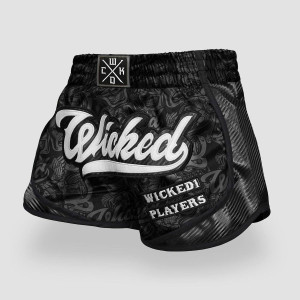 Short de Muay Thai Wicked One | Noir | Squad Player
