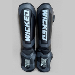 Protège-tibias Wicked One | Noir | KRUZ