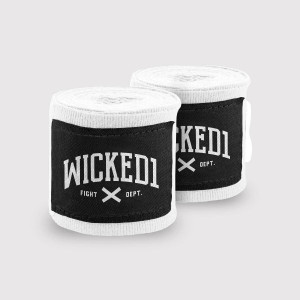 Bandes de Boxe Wicked One | Blanc | Broken