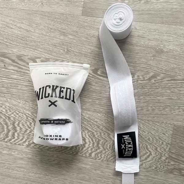 Bandes de Boxe Wicked One | Blanc | Broken