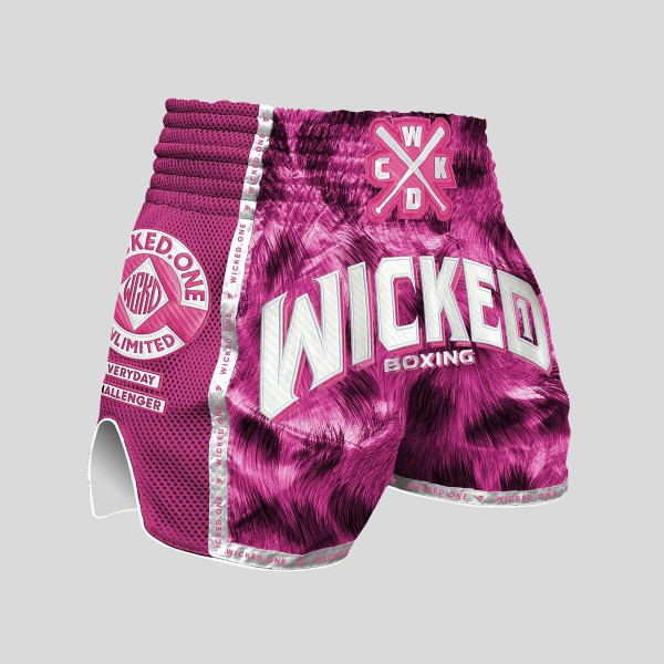 Short de Muay Thai Wicked One | Rose | Hunter