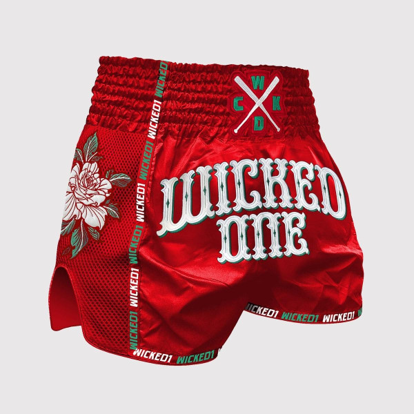 Short Muay Thaï Wicked One | Rouge | Bandido