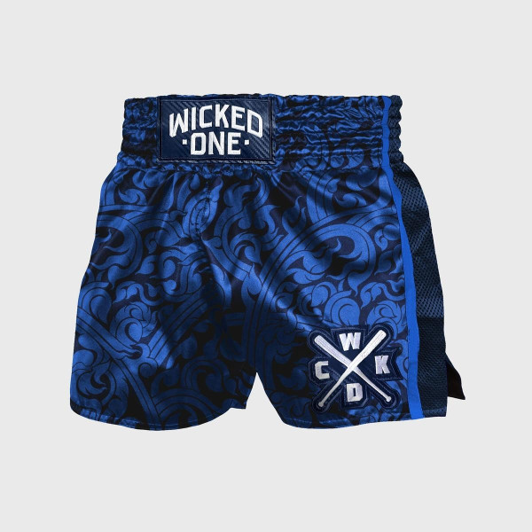 Short de Muay Thai Wicked One | Bleu | Intensity