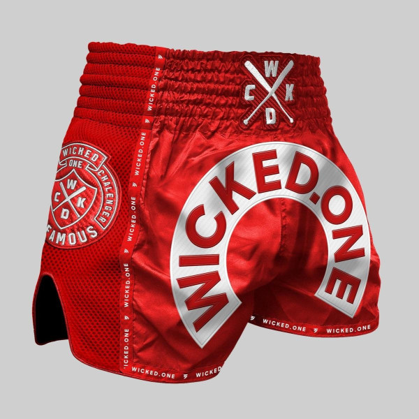 Short de Muay Thai Wicked One | Rouge | Herd